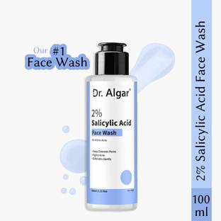 Dr. Algar 2% Salicylic Acid For Oily Skin | Anti Face Cleanser For Acne Or Pimples  Face Wash