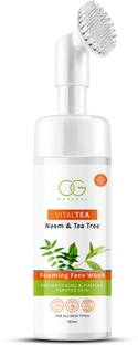 OG BEAUTY Natural Vitaltea Neem With Tea Tree Foaming  Face Wash