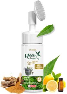 LORD'S Lords Neem foaming face wash all skin Types (150ml) Face Wash