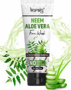 kuraiy Active Neem Tulsi And Aloe Vera  For Pimples Free Skin (75ML) Face Wash