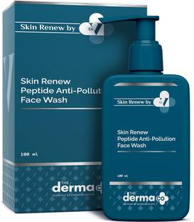 The Derma Co Skin Renew with Peptides & Niacinamide | Anti-Pollution, Gentle & Deep Cleansing Face Wash