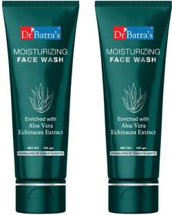Dr Batra's  Moisturizing -200ml (100ml Each) - Pack of 2 Face Wash