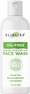 ELIBLISS Salicylic Acid with Green Tea and Leaf Extract  for Oil Free Skin Face Wash