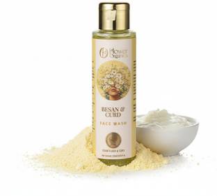 Flower Organics Besan & Curd  Face Wash