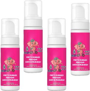 DOOMSDAY PRETTY BUBBLES FOAMING BODY & FACEWASH FOR SOFT & SILKY SKIN PACK OF 100ml x 4 Face Wash