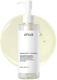 ANUA heartleaf+vitamin E pore control cleansing oil Face Wash