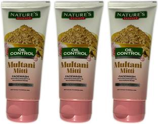 Nature's Essence MULTANI MITTI F.W WITH BULGARIAL ROSE 50MLX3 (MRP80X3) Face Wash