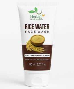 isha herbal store Rice Water  zgently Exfoliates & Softens Face Wash