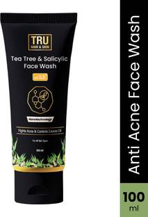 TRU HAIR & SKIN Tea Tree  for Acne & Pimples | Oil Control, Anti-Acne, Deep Cleansing Face Wash