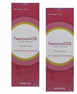femcinol OS  For Oily Skin with Unique Form Dispenser 70mlx2 Face Wash