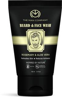THE MAN COMPANY Beard & FaceWash for Men With Rosemary & Aloe Vera for Beard Growth Stimulation Face Wash