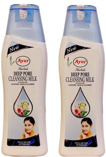 Ayur Deep Pure Cleansing Milk 500ml (pack of 2) Face Wash