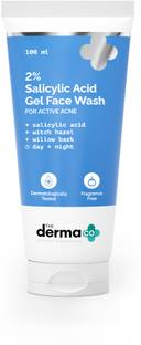 The Derma Co 2% Salicylic Acid Gel for oily skin with Witch Hazel Face Wash