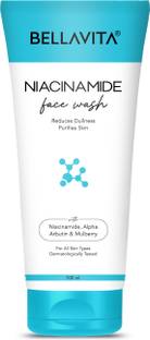 BELLAVITA Niacinamide  | pH Balanced | Non-Irritating | Treats Pigmentation | Evens Out Skin Tone| All Skin Types Face Wash