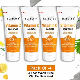 ELIBLISS Vitamin C  For Skin Brightening, Face Glow And Deep Cleansing  Face Wash