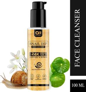 CO Luxury Snail Dip Skin Repair Gentle Face Cleanser | Active Snail Secretion Filtrate | For Skin Repair & Hydration | Women & Men | All Skin Types Face Wash