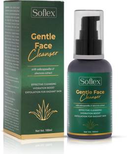 SOFLEX Gentle Face Cleanser for Men, Fights Acne & Pimple, Brighten Skin New Product Face Wash