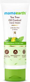 Mamaearth Tea Tree Natural  for Acne & Pimples Removal with Neem Face Wash