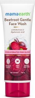 Mamaearth Beetroot Gentle  With Beetroot & Hyaluronic Acid For Hydrated Pink Glow Face Wash
