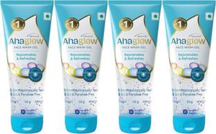 ahaglow Advanced  Gel,50 gm x Pack of 4 Face Wash