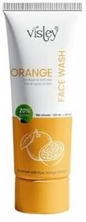 Visley Brightening Vitamin C Orange  | For Glowing & Soft Skin | Suitable for All Skin Types Face Wash