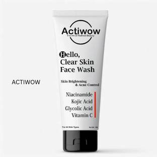 ACTIWOW Hello  with Vitamin B3 for Skin Brightening Face Wash