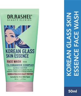 DR.RASHEL Korean Face wash with 1% ceramide and rice water for Glass skin Face Wash