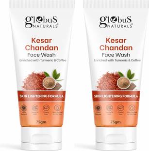 Globus Naturals Kesar Chandan Skin Lightening & Tan Removal Face Wash