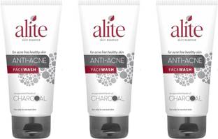 Zuuluzrs Alite Anti-Acne Charcoal facewash set of 3 [70gm*3] Face Wash
