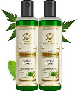 KHADI NATURAL Neem & Tulsi  (Pack of 2) Face Wash
