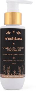 FreshLuxe Charcoal Purity | Deep Cleansing & Detox | Bamboo Charcoal & Hazelwood Face Wash