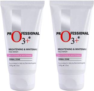O3+ Brightening & Whitening  with Cucumber and Aloe Vera Extracts Face Wash