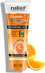 maliao Vitamin C Whitening  with Berry Glutathione & Hyaluronic Acid for Glowing Skin Face Wash