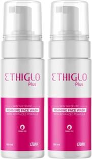 ETHIGLO Foaming with KojicAcid, Niacinamide, GlycolicAcid &VitaminC Face Wash