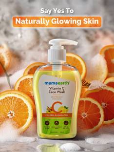 Mamaearth Vitamin C  for Skin Glow & Illumination With Turmeric Face Wash
