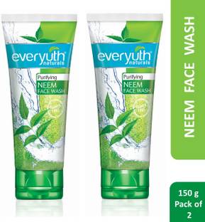 Everyuth Naturals Purifying Neem Antibacterial Neem & Tea Tree OilHydrated, Clear Face Wash
