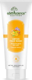 Earth Science Ayurveda Ubtan  with Rice Water & Vitamin E for Natural Glowing Skin Face Wash