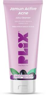 The Plant Fix Plix Jamun Active Acne Mini Cleanser Gel | Oil Control | With Salicylic Acid. Face Wash