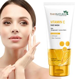 7days natural vitamin c face wash For skin extra glow reduce dark spot |pigmentation |Acne Face Wash