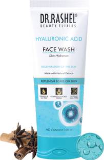DR.RASHEL HYALURONIC ACID FACE WASH REMOVES SCARS ON SKIN & HYDRATES PARABEN FREE (100ML) Face Wash