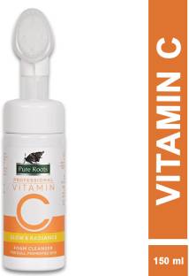 Pure Roots Vitamin C Foam Cleanser  for Men & Women - 150ml Face Wash