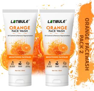 Latibule Orange Facewash For Skin Brightening & Lightening , Pimple Removing , Anti-Acne facewash Face Wash