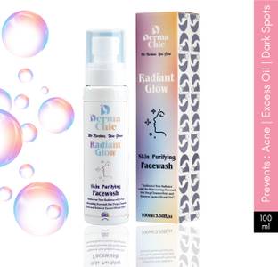 DermaChic Radiant Glow Facewash | Clears Pores & Brightens Skin | Face Wash