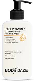 BODYDAZE 20% Vitamin C  Gentle Facewash for Oily, Dry and Glowing Skin Women & Men Face Wash