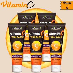 Phillauri Vitamin C Face wash For Brightens complexion(pack of 5) Face Wash
