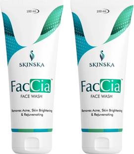 Faccia Anti Acne  Fights with Scars and Acne Free Purifying Cleanser Face Wash