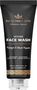 Incredible Man Papaya & Black Pepper for Glowing Skin - Pigmentation & Dark Spots Removal Face Wash