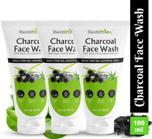 smartdrops Deep Cleansing Charcoal Wash for Acne-Prone Skin & Daily Use Face Wash
