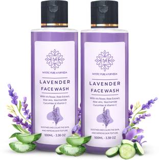 Mystic pure ayurveda Lavender & Niacinamide For Calm and Clear Skin Face Wash