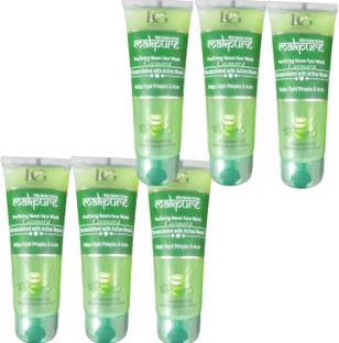 COSMORA MAKPURE PURIFYING NEEM FACEWASH FOR CLEANSING & SMOOTH MOISTURE SKIN PACK OF - 100ml x 6 Face Wash